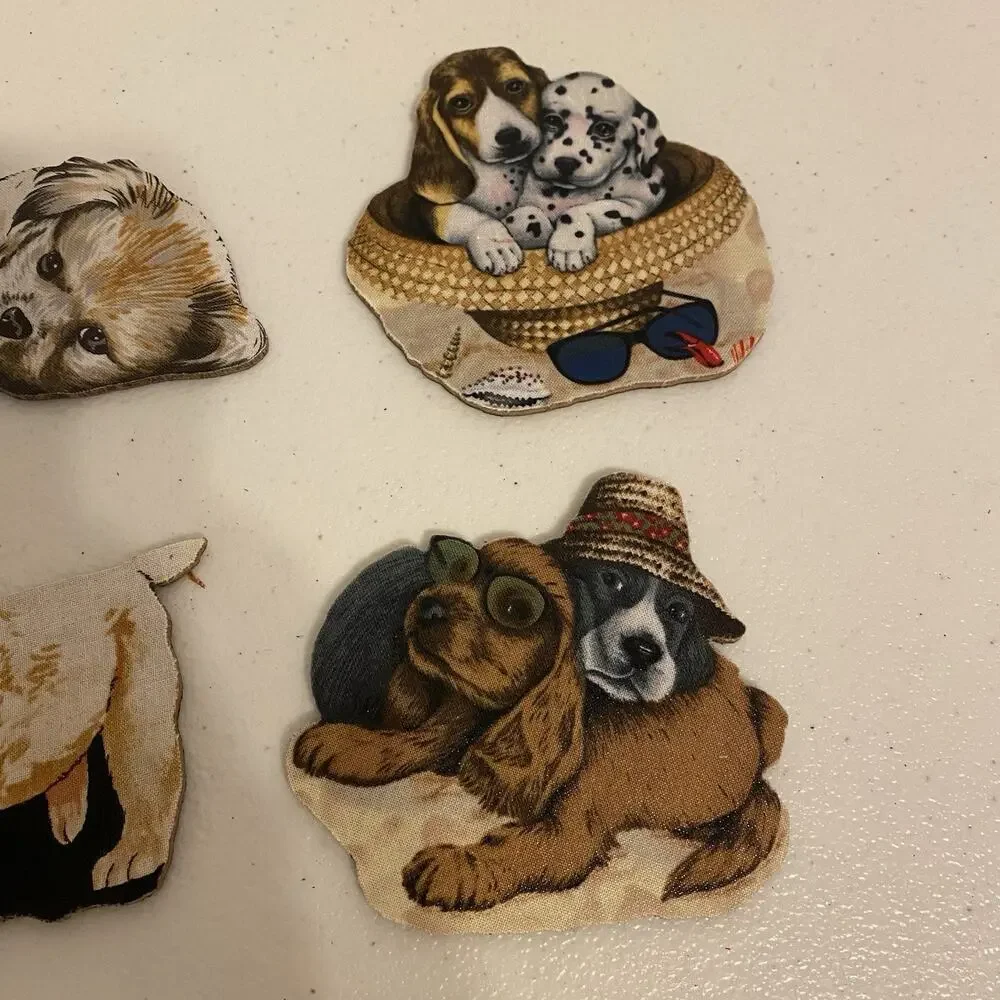 c 1880 Victorian Collections Die Cut DOGS Lover Antique Scrap Ephemera 3